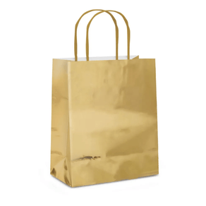 SACOLA LAM OURO METAL BRILHO M 26 X 19,5 X 9,5 01 UN SACOLA LAM OURO METAL BRILHO M 26 X 19,5 X 9,5 01 UN